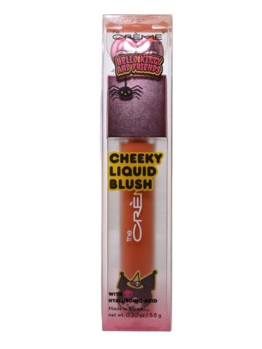 The Crème Shop x Hello Kitty Kuromi Cheeky Liquid Blush NWT Lil Pumpkin